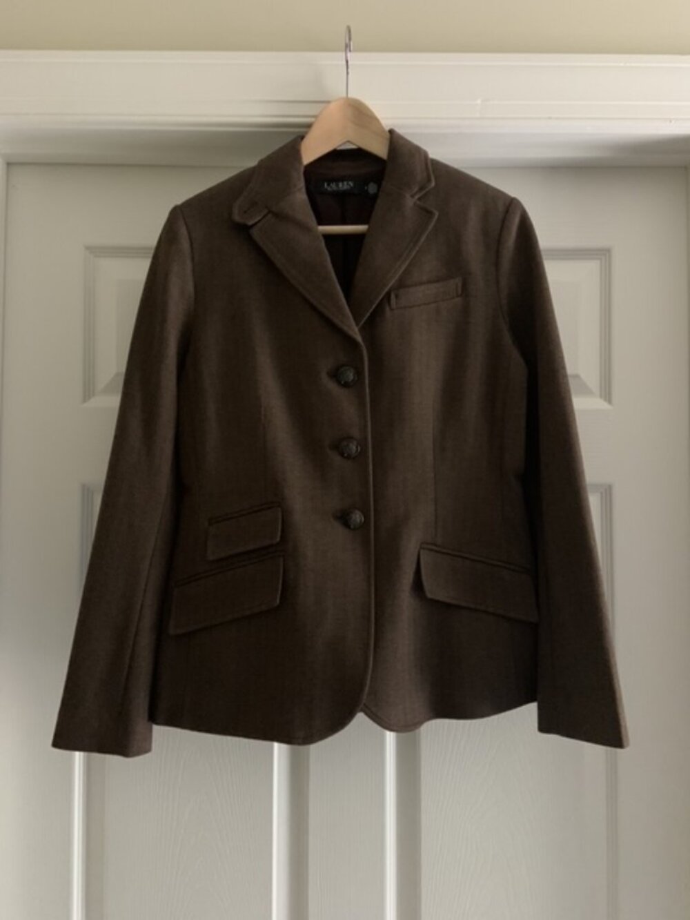 Ralph Lauren Herringbone Jacquard Blazer - Picture 4 of 7